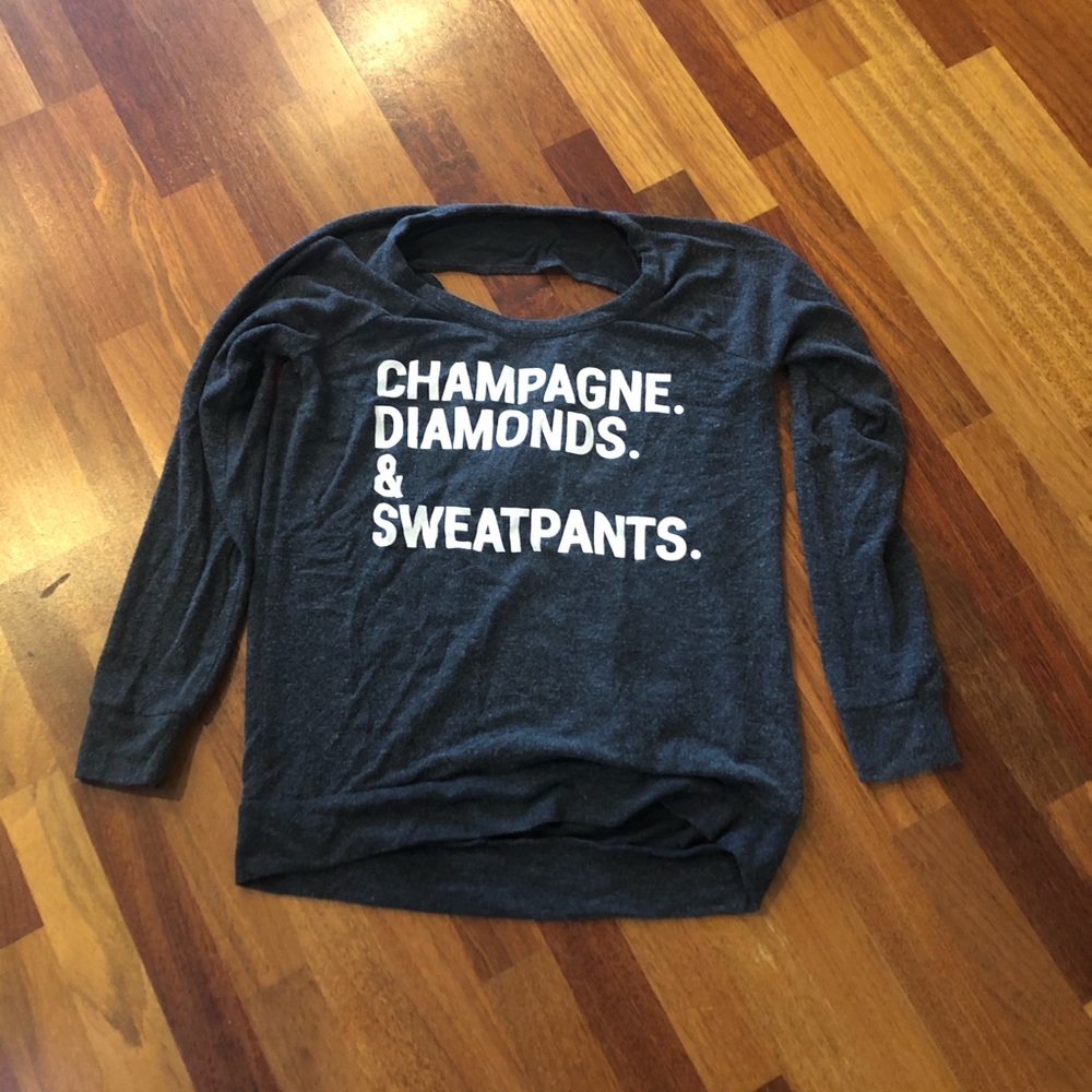 Great condition open backed sweatshirt